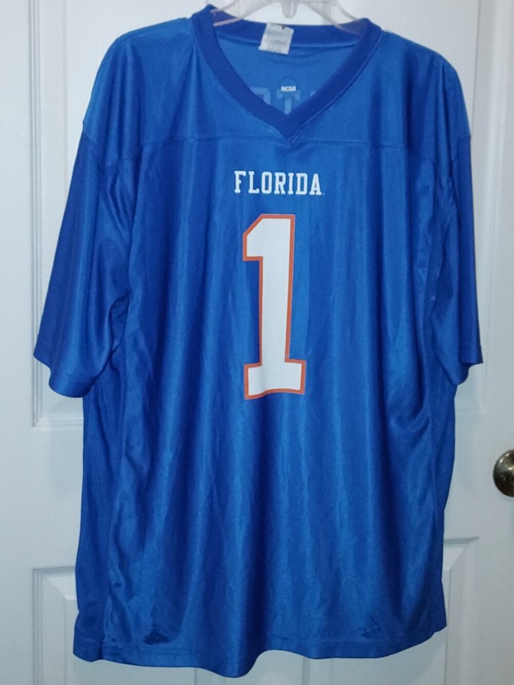 FLORIDA GATORS JERSEY SHIRT #1 NCAA ๐งก๐๐ Mens Basic Size L 100% Polyester